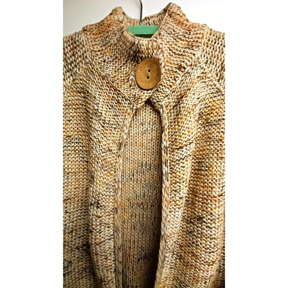 BCBG MAX AZRIA CARDIGAN SWEATER, BROWNS, SIZE MEDIUM - Picture 3 of 8